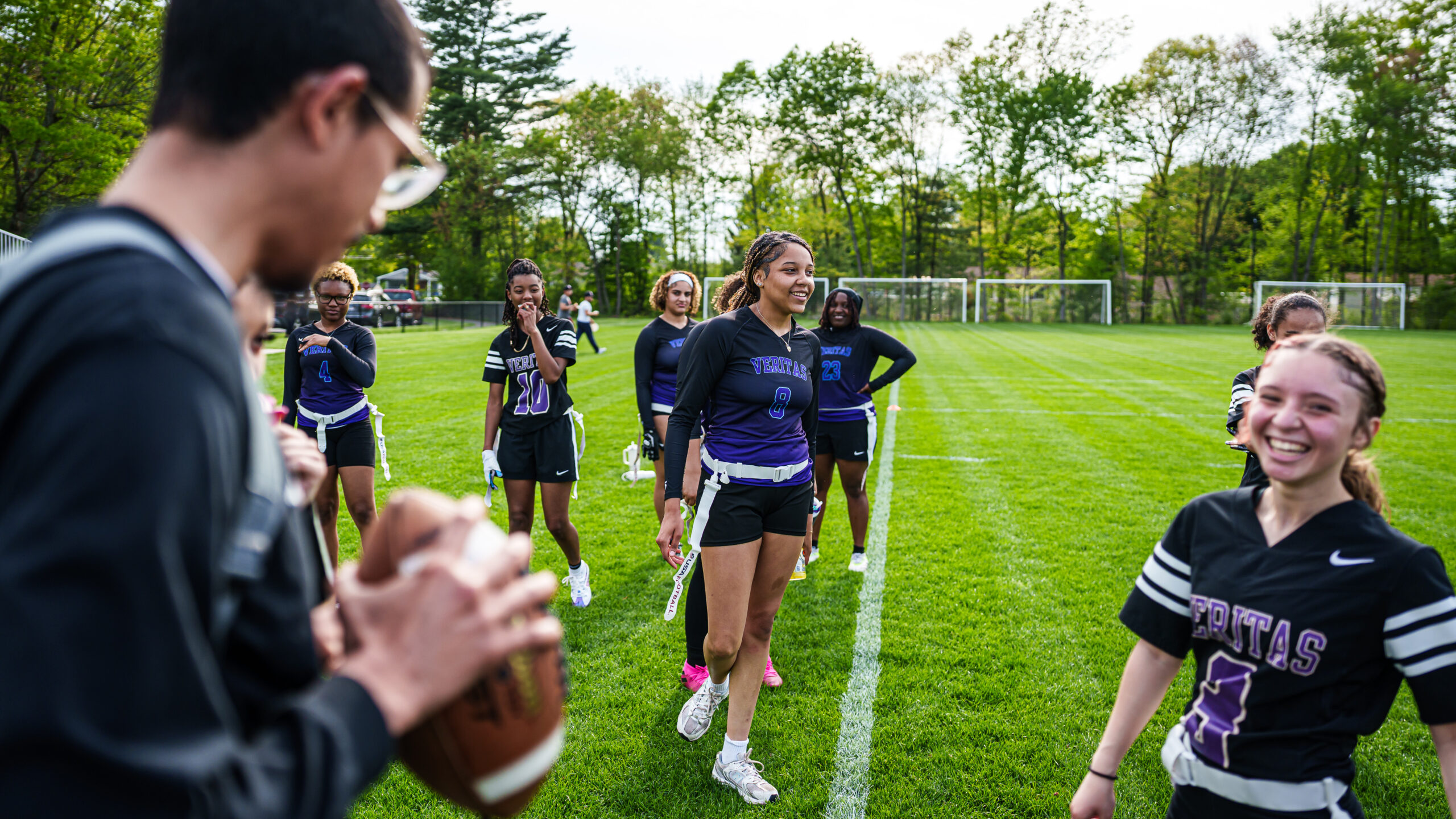 Students at an event